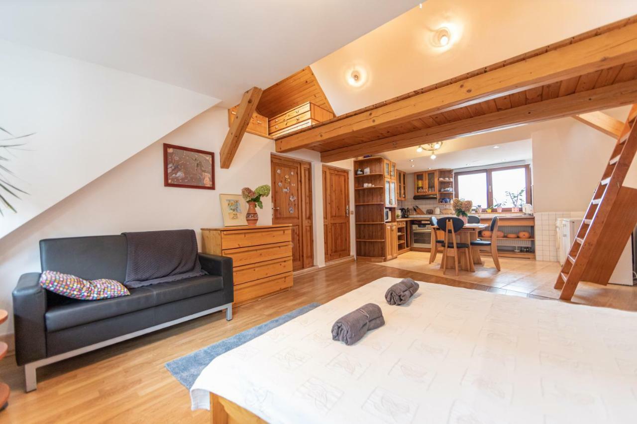 Romantické ubytovanie v podkroví ideálne pre páry alebo rodinku Bratislava Exterior foto